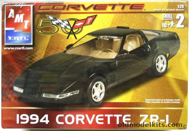 AMT 1/25 1994 Chevrolet Corvette ZR-1 - 50 Anniversary, 31830 plastic model kit