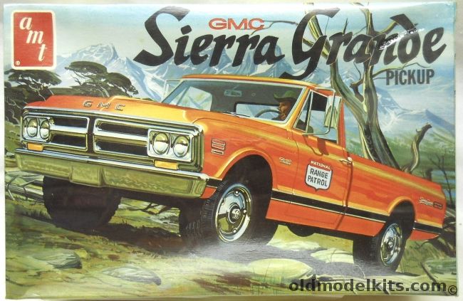 AMT 1/25 GMC Sierra Grande Pickup - Stock / Custom / Drag / Baja, T120-225 plastic model kit