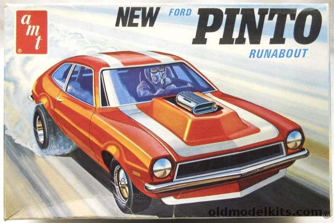 AMT 1/25 New Ford Pinto Runabout - Stock hatchback or Blown Boss 429 Drag Gasser, T422-225 plastic model kit