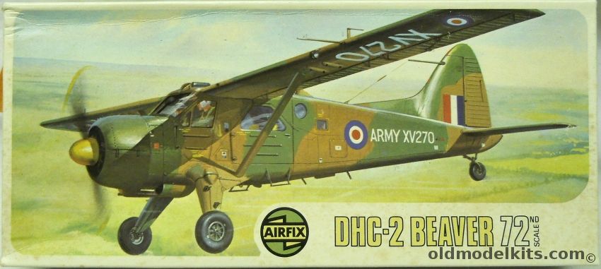 Airfix 1/72 DHC-2 Beaver - USAF or RAF Floats / Ski / Wheels, 03017-7 plastic model kit