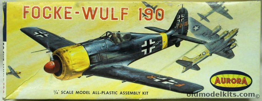 Aurora 1/47 Focke-Wulf FW-190, 30-100 plastic model kit