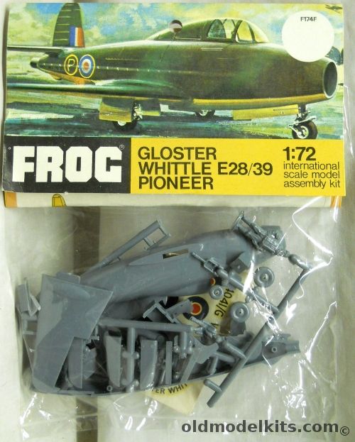 Frog 1/72 Gloster Whittle E28 / 39 Pioneer - Bagged, F174F plastic model kit