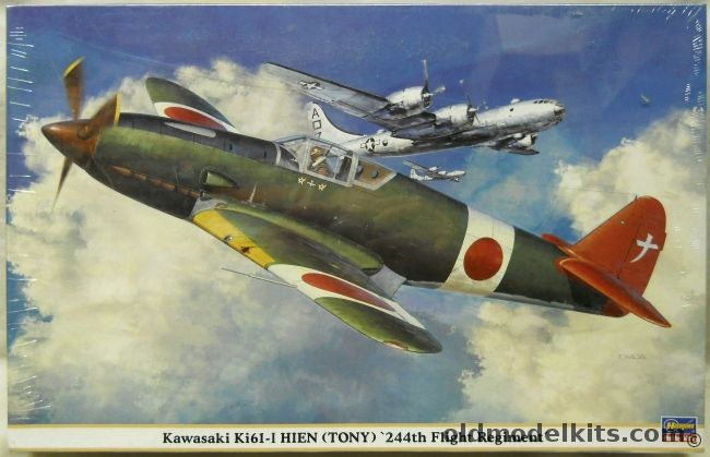 Hasegawa 1/32 Kawasaki Ki-61-I Hein Tony - 244th Flight Regiment - (Ki-61), 08185 plastic model kit