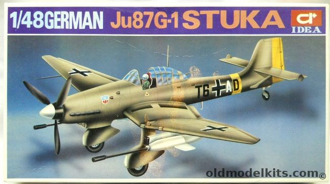Idea 1/48 Junkers Ju-87 G-1 Stuka - (ex Monogram), 1512 plastic model kit