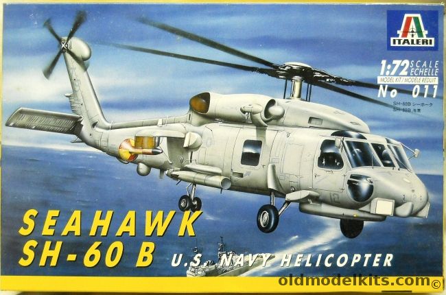 Italeri 1/72 TWO SH-60B Seahawk - US Navy HSL-46 / HSL-41 / SH-60J Japanese Navy, 011 plastic model kit