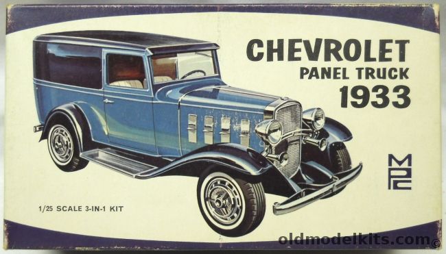 MPC 1/25 1933 Chevrolet Panel Truck - Stock / Street Hauler / Wild Competition -  A Budd Anderson Kit, 303-170 plastic model kit