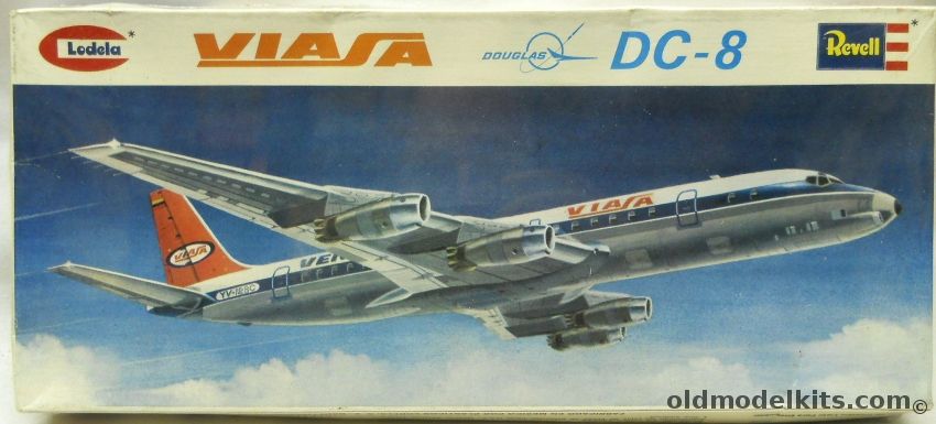 Revell 1/143 Douglas DC-8 - Viasa Airlines Lodela Issue, 4312 plastic model kit