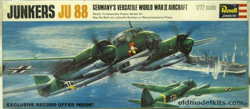 Revell 1/72 Junkers Ju-88A-4 / Ju-88D-1 - Bomber or Reconnaissance ...