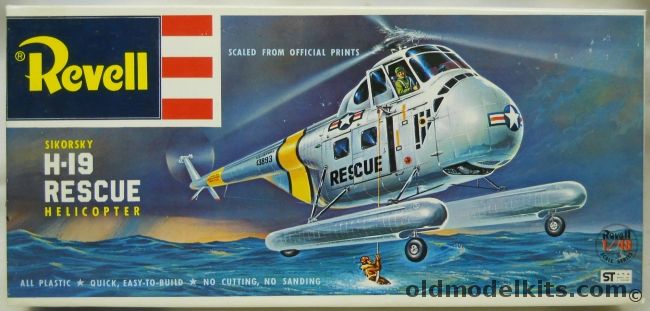 Revell 1/48 Sikorsky H-19 Rescue Japan Issue, H227-400 plastic model kit