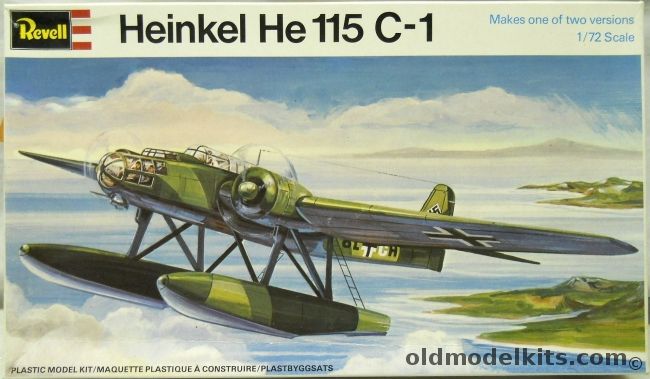 Revell 1/72 Heinkel He-115 C-1 - 3/Ku.Fl.Gr 106 Luftflotte 2 France Late 1940 Night Operations / 1/Ku.Fl.Gr 906 Luftflotte 5 Pori Finland 1942, H241 plastic model kit