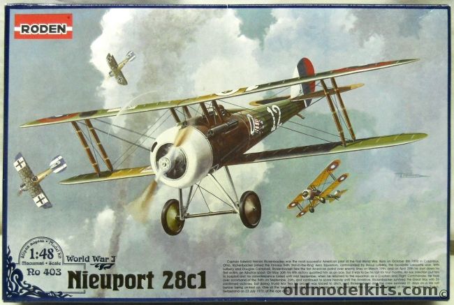 Roden 1/48 Nieuport 28 c1 - 94th Aero Squadron Lt. James A. Meissner ...