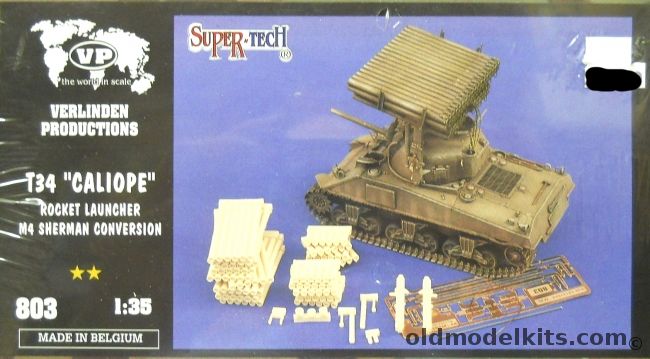 Verlinden 1/35 T34 Calliope Rocket Launcher M4 Sherman Conversion, 803