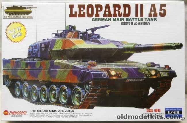 Zhengdefu 1/48 Leopard II A5 - Motorized, DF524 plastic model kit