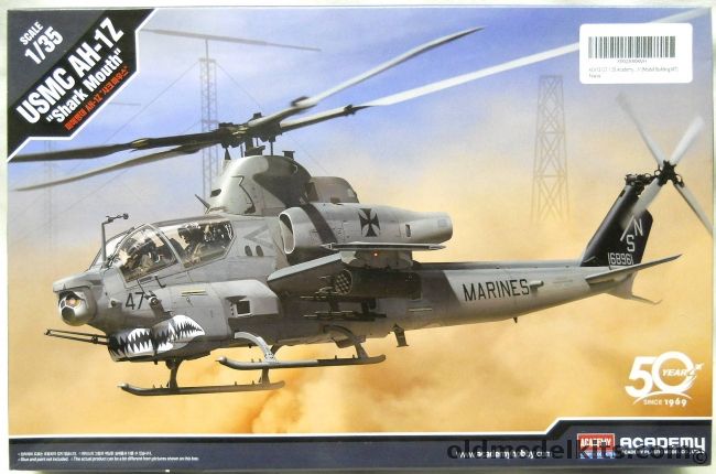 Academy 1/35 USMC AH-1Z Shark Mouth, 12127 plastic model kit