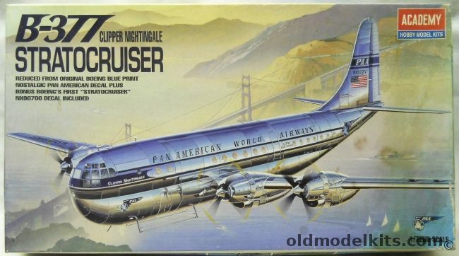 Academy 1/72 Boeing B-377 Stratocruiser - Pan Am Clipper Nightingale or Prototype, 1603 plastic model kit