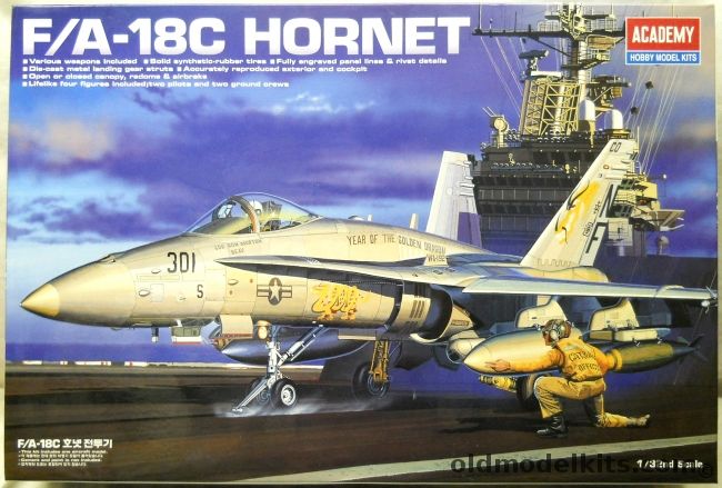 Academy 1/32 F/A-18C Hornet, 2191 plastic model kit