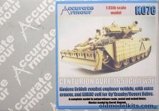 Accurate Armour 1/35 Centurion AVRE-165 Gulf War, K076 plastic model kit