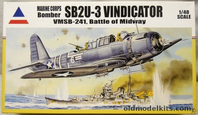 Accurate Miniatures 1/48 SB2U-3 Vindicator - VMSB-241 Battle of Midway, 480202 plastic model kit