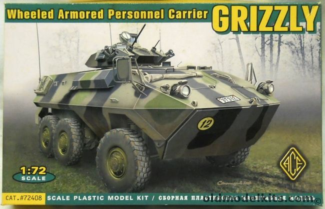 Ace 1/72 Grizzly Wheeled Armored Personnel Carrier - APC, 72408