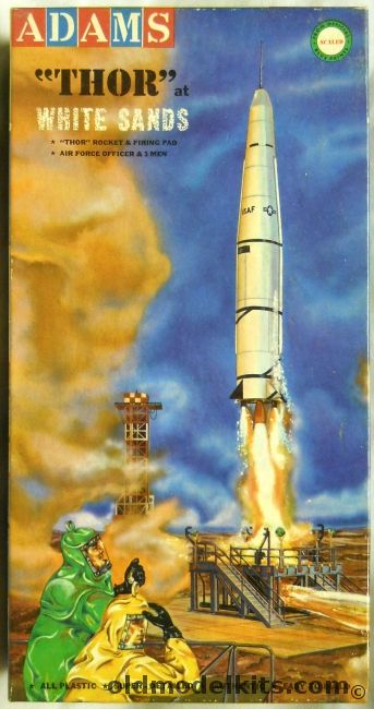 Adams 1/87 Thor At White Sands - With Launch Pad, K162-98 plastic model kit