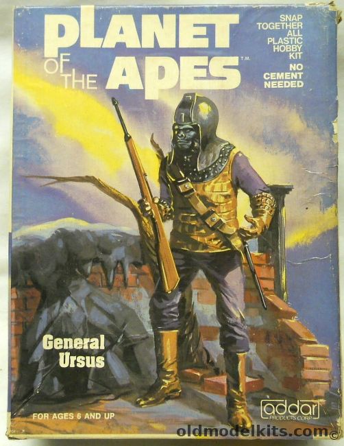 Addar 1/11 Planet of the Apes General Ursus, 103 plastic model kit