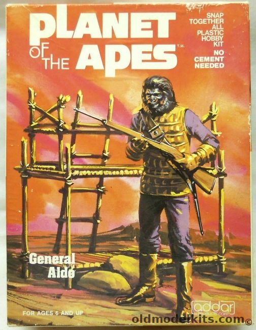 Addar 1/11 Planet of the Apes General Aldo, 104-350 plastic model kit