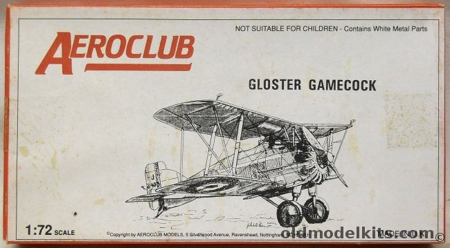 Aeroclub 1/72 Gloster Gamecock plastic model kit