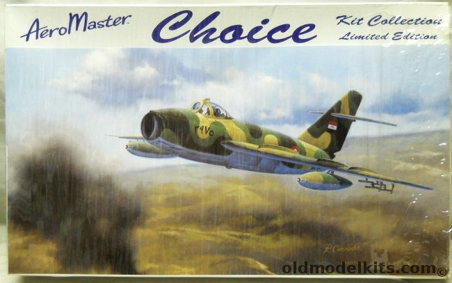 Aeromaster 1/48 Mig-17F Choice Issue - Mig-17 F or Lim-6B Polish Mig-17F with Drag Chute Tail Cone - Egypt / Poland / Cuba, CH4802 plastic model kit