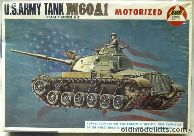 AHM 1/50 M60A1 Motorized - US Army Tank - (ex Crown), MK 901 plastic model kit
