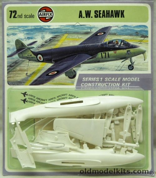 Airfix 1/72 A.W. Seahawk - T4 Blister Pack, 01025-2 plastic model kit
