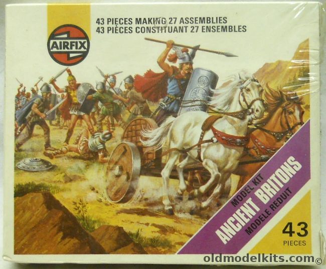 Airfix 1/76 Ancient Britons - HO Scale / OO Scale, 01734-9 plastic model kit
