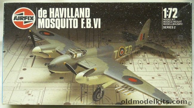 Airfix 1/72 De Havilland Mosquito F.B.VI - RAF, 02001 plastic model kit