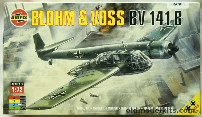 Airfix 1/72 Blohm & Voss BV-141 - V10 (B-02) Test Center Rechlin Germany1941, 03014 plastic model kit