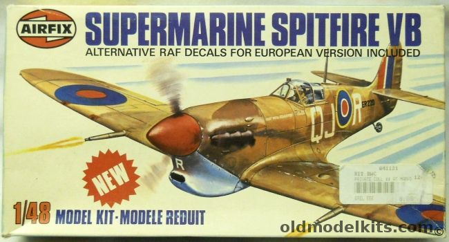 Airfix 1/48 Supermarine Spitfire VB - RAF 602 (City of Glasgow) Sq Redhill May 1942 Sgt. Bill Loud or Tropical Version 92 Sq Western Desert Nov 1942 Sqn Ldr. Neville Duke, 04100-1 plastic model kit