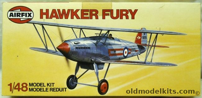 Airfix 1 48 Hawker Fury - Raf 43rd Sqd   Raf 1st Sqd, 04103