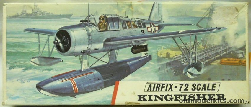 Airfix 1/72 OS2U-1 Kingfisher - (OS2U1), 251 plastic model kit