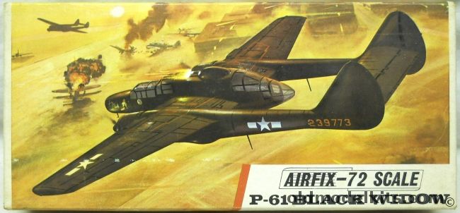 Airfix 1/72 P-61 Black Widow - Builds P-61A Or P-61B, 486 plastic model kit