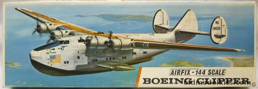 Airfix 1/144 Boeing 314 Pan Am Clipper - Dixie or BOAC Berwick, SK602 plastic model kit