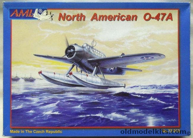 AML 1/72 North American O-47A - With Landing Gear or Floats - Bagged, 72-012 plastic model kit