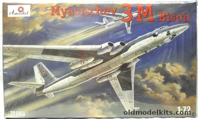 Amodel 1/72 Myasischev 3M Bison, 72008 plastic model kit
