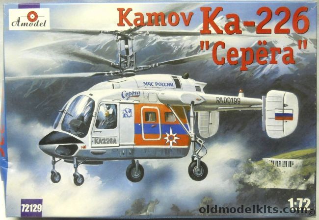 Amodel 1/72 Kamov Ka-226 Rescue, 72129 plastic model kit