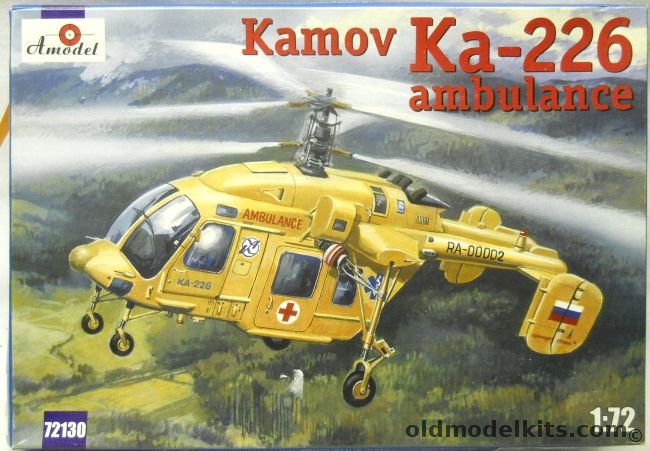 Amodel 1/72 Kamov Ka-226 Ambulance, 72130 plastic model kit