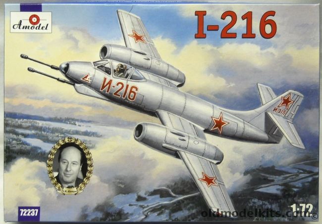 Amodel 1/72 I-216 - Soviet Bomber Interceptor, 72237 plastic model kit