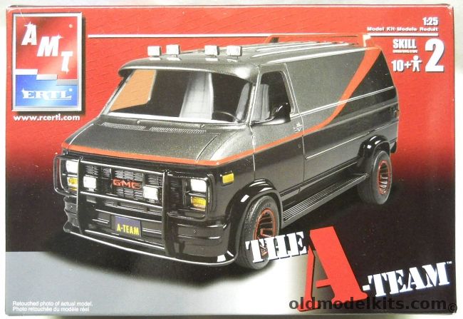 AMT 1/25 The A-Team Van - (GMC), 31537 plastic model kit