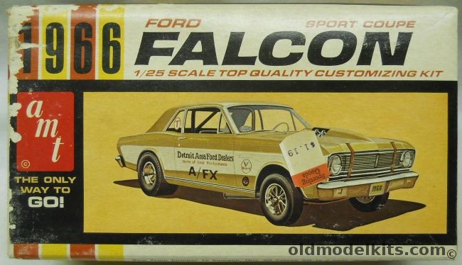 AMT 1/25 1966 Ford Falcon Sport Coupe 3 In 1 Customing Kit, 5126-150 plastic model kit