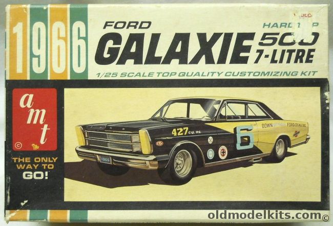 AMT 1/25 1966 Ford Galaxie 500 XL Hardtop, 6126-200 plastic model kit