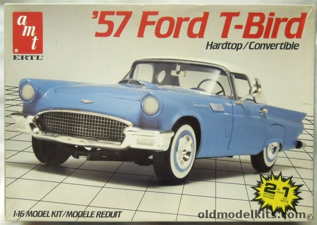 AMT 1/16 1957 Ford Thunderbird - Stock or Custom, 6721 plastic model kit