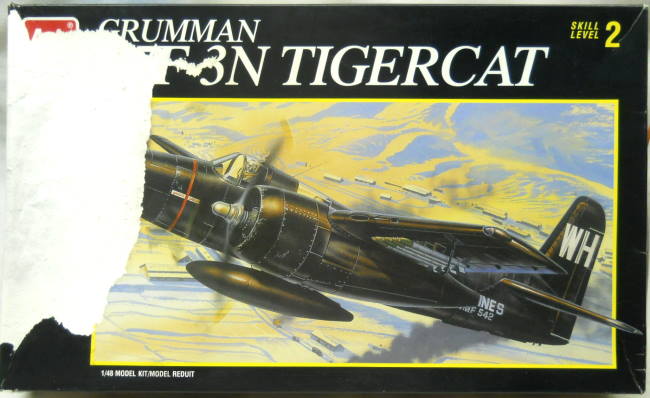 AMT 1/48 Grumman F7F-3N Tigercat - Marine Night Fighter - (F7F3N), 8842 plastic model kit