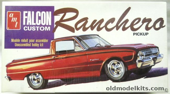 AMT 1/25 Falcon Custom Ranchero Pickup - 1960 Ford Falcon Custom, T240 plastic model kit