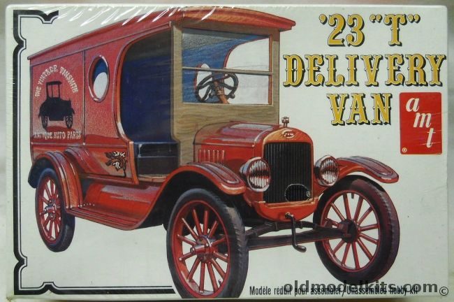 AMT 1/25 23 T Delivery Van - (1923 Ford Model T Truck), T400 plastic model kit